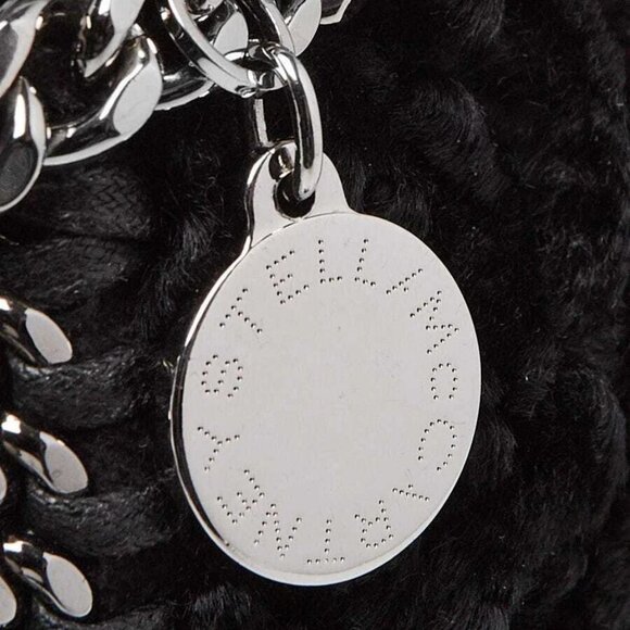 Stella McCartney Black Faux Fur Falabella Shoulder Bag - Picture 5 of 9